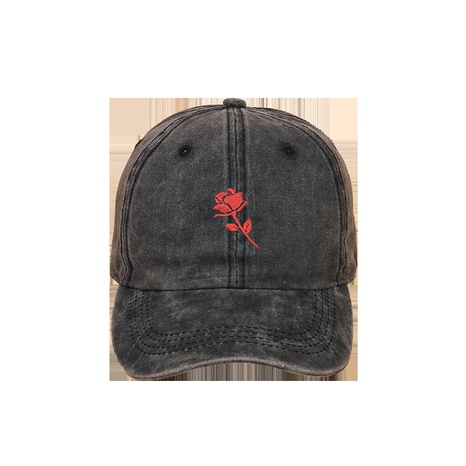 Men'S Vintage Style Flower Embroidery Baseball Cap's discount tags