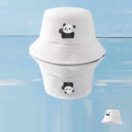 Frau Basic Panda Bucket Hat's discount tags