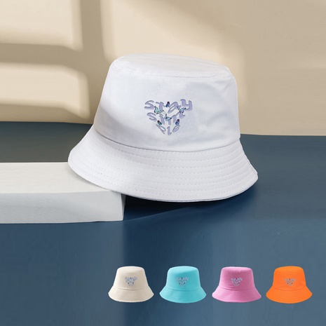 Unisex Basic Geometrisch Schmetterling Bucket Hat's discount tags