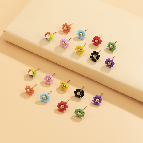 Retro Flower Beaded Earrings's discount tags
