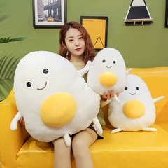 Soft Poached Egg Waffle Pillow Doll Plush Toys