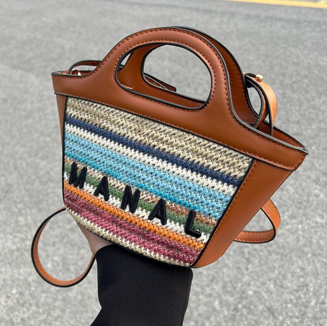 Fashion Solid Color Square Zipper Tote Bag's discount tags