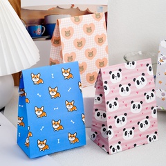 5 Arten von Auswahl niedlicher Cartoon-Kleintiere ins Wind Geschenk Papiertüte Flacher Mund Schmuck Süßigkeiten Geschenk Rückgabe Geschenk Verpackungs tasche