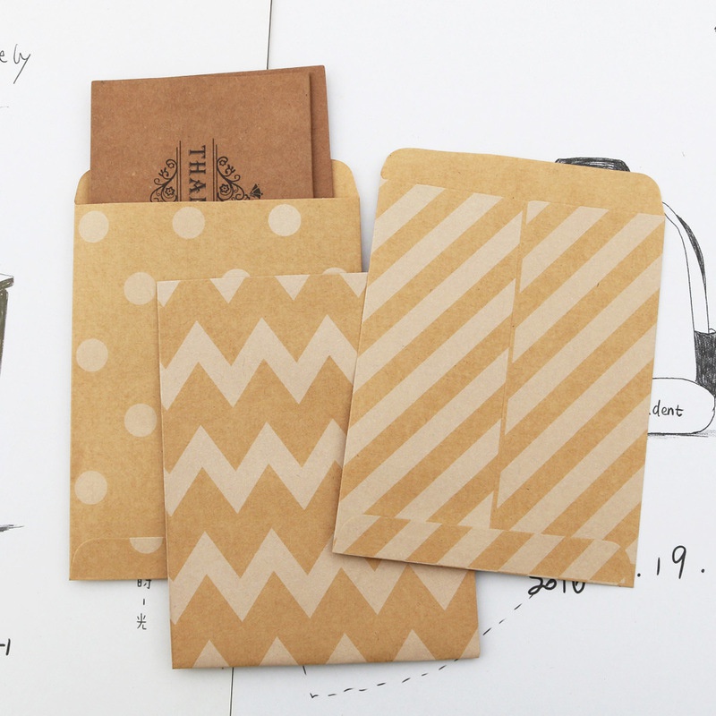 Stripe Polka Dots Paper Greeting Card Buggy Bag