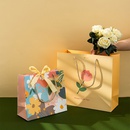 Ins Kontrast farbe Geschenkt te Lehrer tag Geschenk verpackung Tasche kreative einfache groe Handtasche Papiertte Souvenirpicture5
