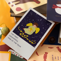 Weihnachts karte HighEnd Weihnachts kreative Segen Postkarte Thanksgiving Geschenk ins exquisite Cartoon Dekoration Kartepicture5