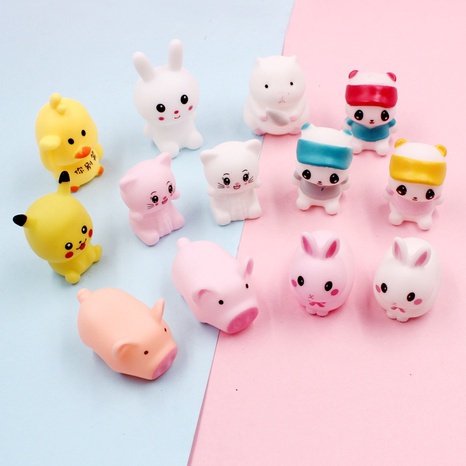 Cartoon animal soft sprout venting whole person decompression sounding toy's discount tags