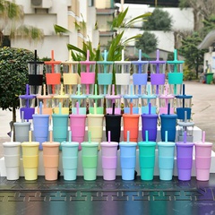Mode Einfarbig Kunststoff Wasserflaschen