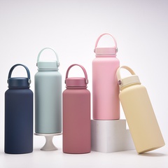 Fashion Solid Color Stainless Steel Thermos Cup