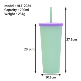 Mode Einfarbig Kunststoff Wasserflaschenpicture17