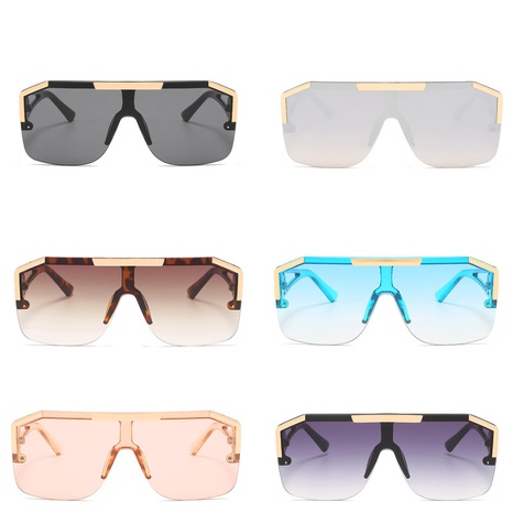 Mujeres Estilo Simple Color Sólido Ordenador Personal Cuadrado Gafas De Sol's discount tags