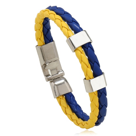 Mode Géométrique Faux Cuir Tricot Pas D'Incrustation Bracelets's discount tags