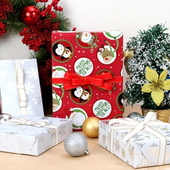 Weihnachten Pinguin Schneeflocke Papier Gruppe Zubehör für Geschenkverpackungen