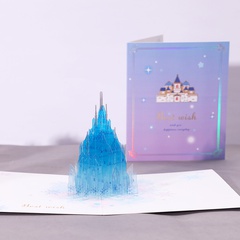 Weihnachts grußkarten 3d drei dimensionale Karten faltung Japan schöne Geburtstags kreative Karten hersteller liefern Großhandel