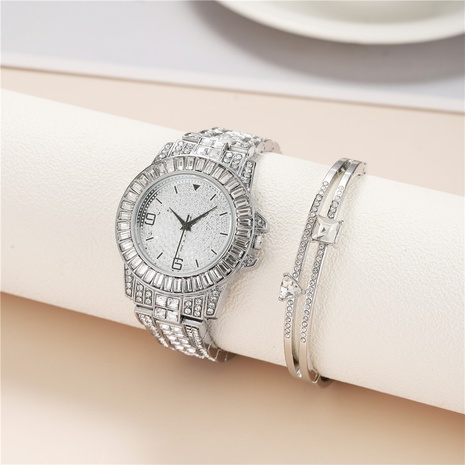 Women'S Fashion Number Double Side Snaps Quartz Watch's discount tags