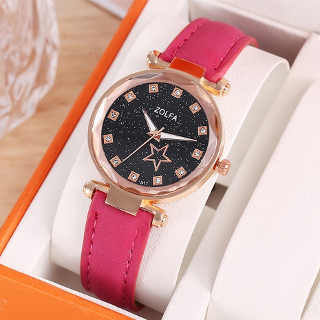 Women'S Simple Style Love Star Butterfly Hook Mechanical Watch's discount tags