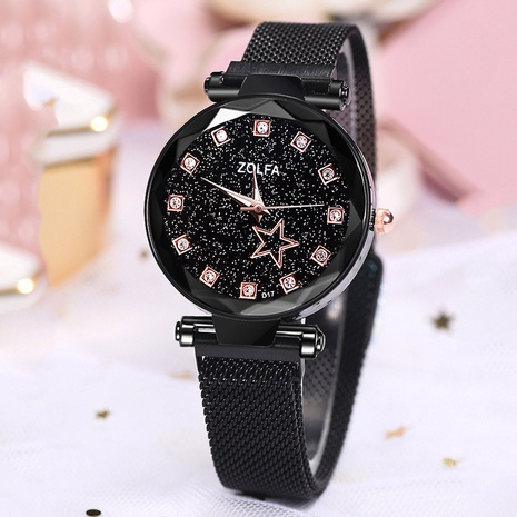 Fashion Star Magnet Buckle Mechanical Watch's discount tags
