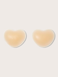 Nouveau Coeur-En forme Non-Marquage Silicone Invisible Poitrine Pad Mamelon Bâton