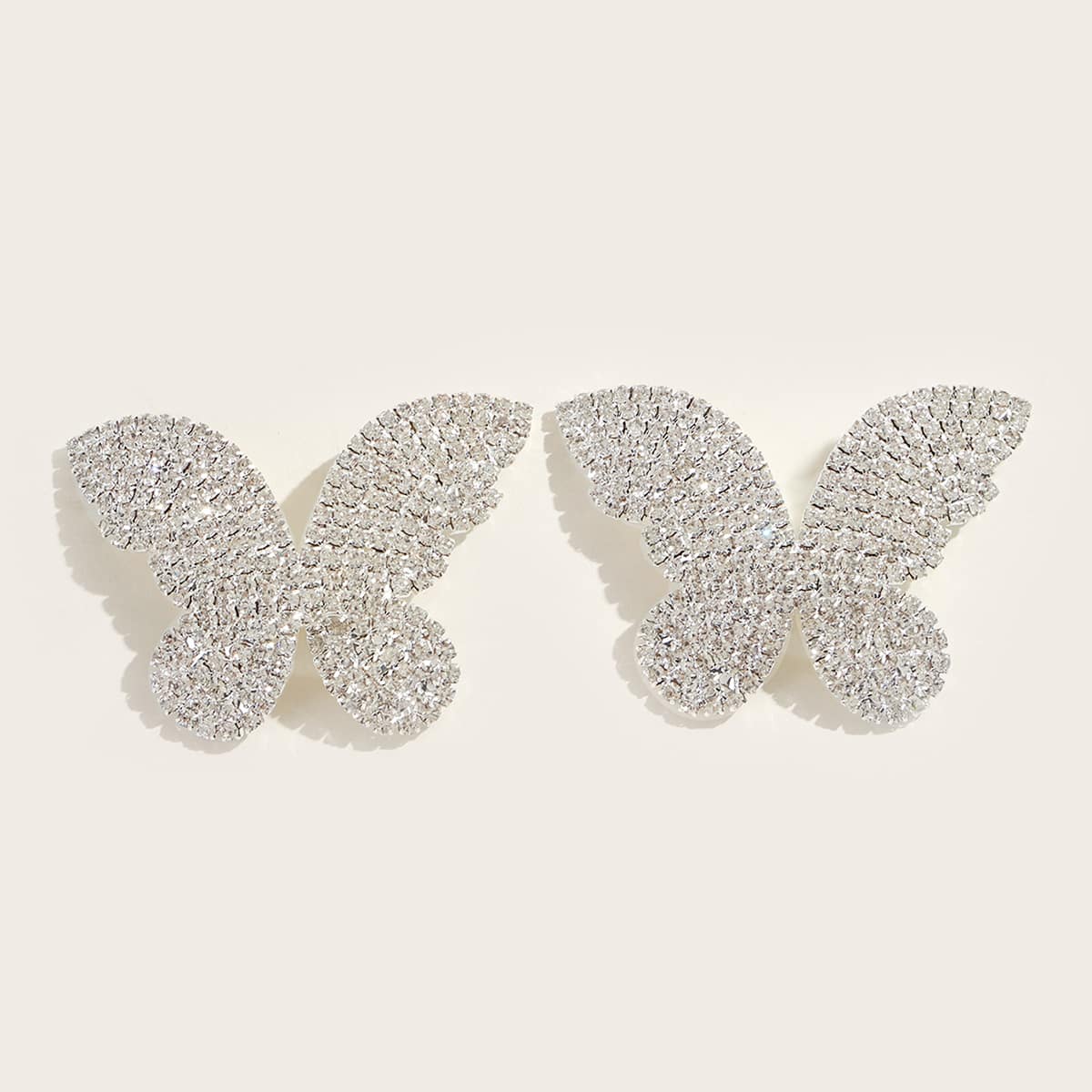Sexy Schmetterling Brust Fgen Voller Diamant Strass Brust Padpicture2