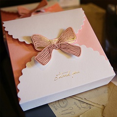 Bogen Schnalle Seife Blume Farbe Candy Geschenk Ornament Klapp Papier Box