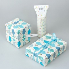 Wholesale New Cover Solid Color Cute Cartoon Gift Wrapping Paper