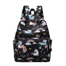 Cute Cartoon Soft Surface Square Zipper Fashion Backpackpicture9