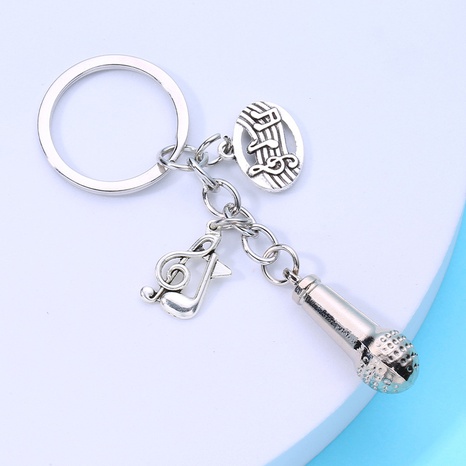 Novelty Geometric Alloy Plating Bag Pendant Keychain's discount tags