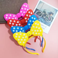 Children's Luminous Flash Colorful Bow Toys Headband