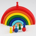 Regenbogen Bausteine Holz Bunte Spielzeug Baby Intelligenz Frhen Bildung ElternKind Lehrmittel kinder Pdagogisches Spielzeugpicture14