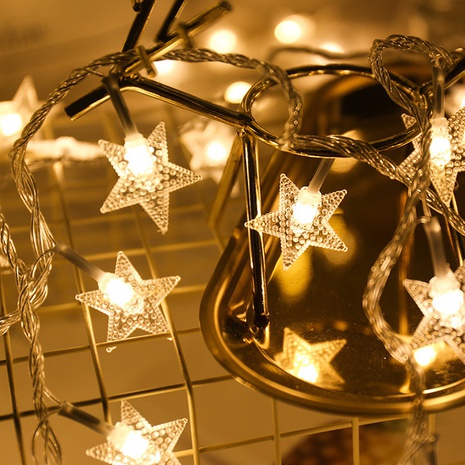 Warm window USB full of stars plug-in LED five-pointed star light string's discount tags