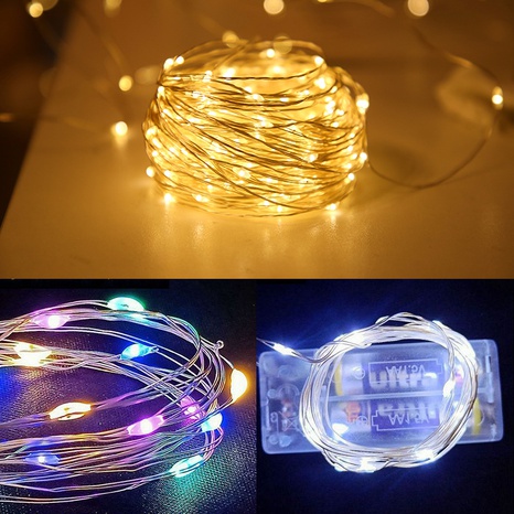 Luces decorativas de la cuerda del alambre de cobre de la caja de la batería del Flash de la bola de Bobo's discount tags
