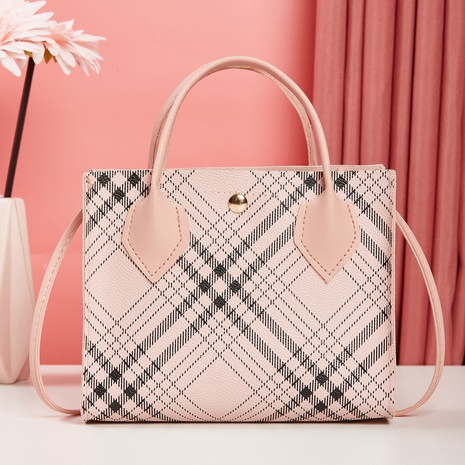 Fashion Plaid Square Magnetic Buckle Crossbody Bag's discount tags