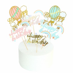 Birthday Letter Balloon Paper Party Cake Decorating Supplies
