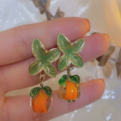 Sweet Fruit Alloy Plating Drop Earrings 1 Pair