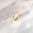 Mode Schmetterling Kupfer Ringe Vergoldet Zirkon Kupfer Ringe 1 Stckpicture10