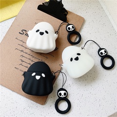 Creative Three-Dimensional Ghost AirPods Silicone Earphone Case Apple Wireless Bluetooth Airpods1/2 Generation Applicable