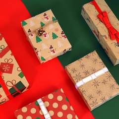 Weihnachten Pinguin Geschenkbox Schneemann Kraftpapier Gruppe Zubehör für Geschenkverpackungen