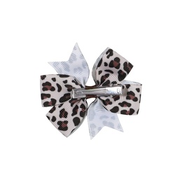 Fashion Plaid Bow Knot Leopard Cloth Hair Clip 1 Piecepicture13