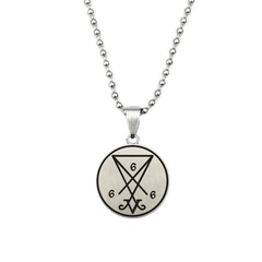 Cool Style Geometric Stainless Steel Pendant Necklace Plating Stainless Steel Necklaces 1 Piece