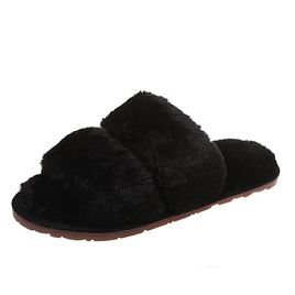 WomenS Casual Leopard Round Toe Plush Slipperspicture28