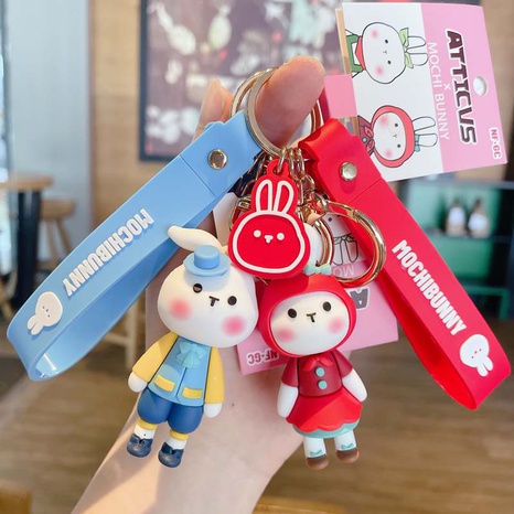 Cute Rabbit PVC Bag Pendant Keychain's discount tags