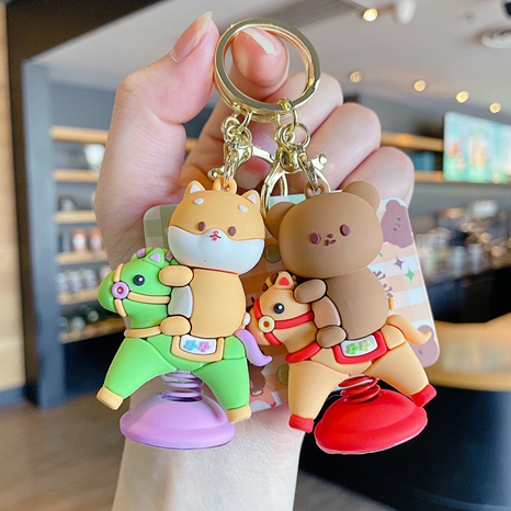 Cute Animal PVC Rubber Bag Pendant Keychain's discount tags