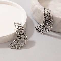 Funny Spider Web Alloy Ear Studs