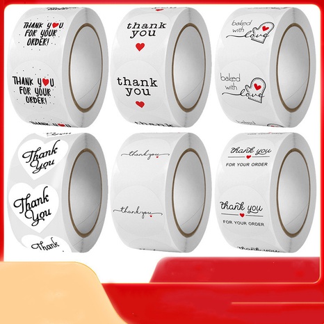 Einfache Weiß runde Dekorative Geschenk Label Siegel Aufkleber's discount tags