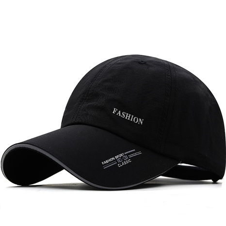 Unisex Fashion Solid Color Emoroidery Curved Eaves Baseball Cap's discount tags
