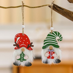 Weihnachten Weihnachtsmann Holz Gruppe Hängende Ornamente