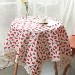 simple watermelon pattern Tablecloth Refrigerator Washing Machine Cover Cloth