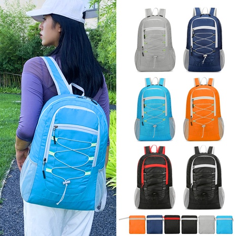 Fashion Solid Color Pillow Shape Zipper Functional Backpack's discount tags