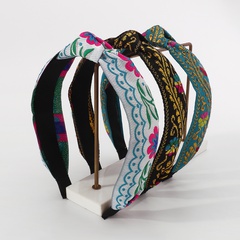 Ethnischer Stil Geometrisch Blume Tuch Haarband 1 Stück