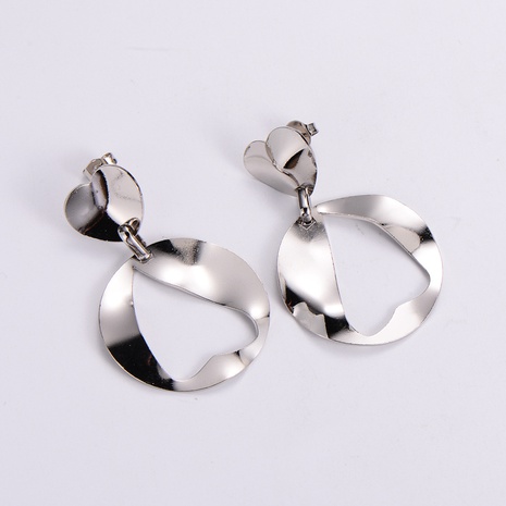 Romantic Heart Shape Stainless Steel Earrings Plating Stainless Steel Earrings's discount tags